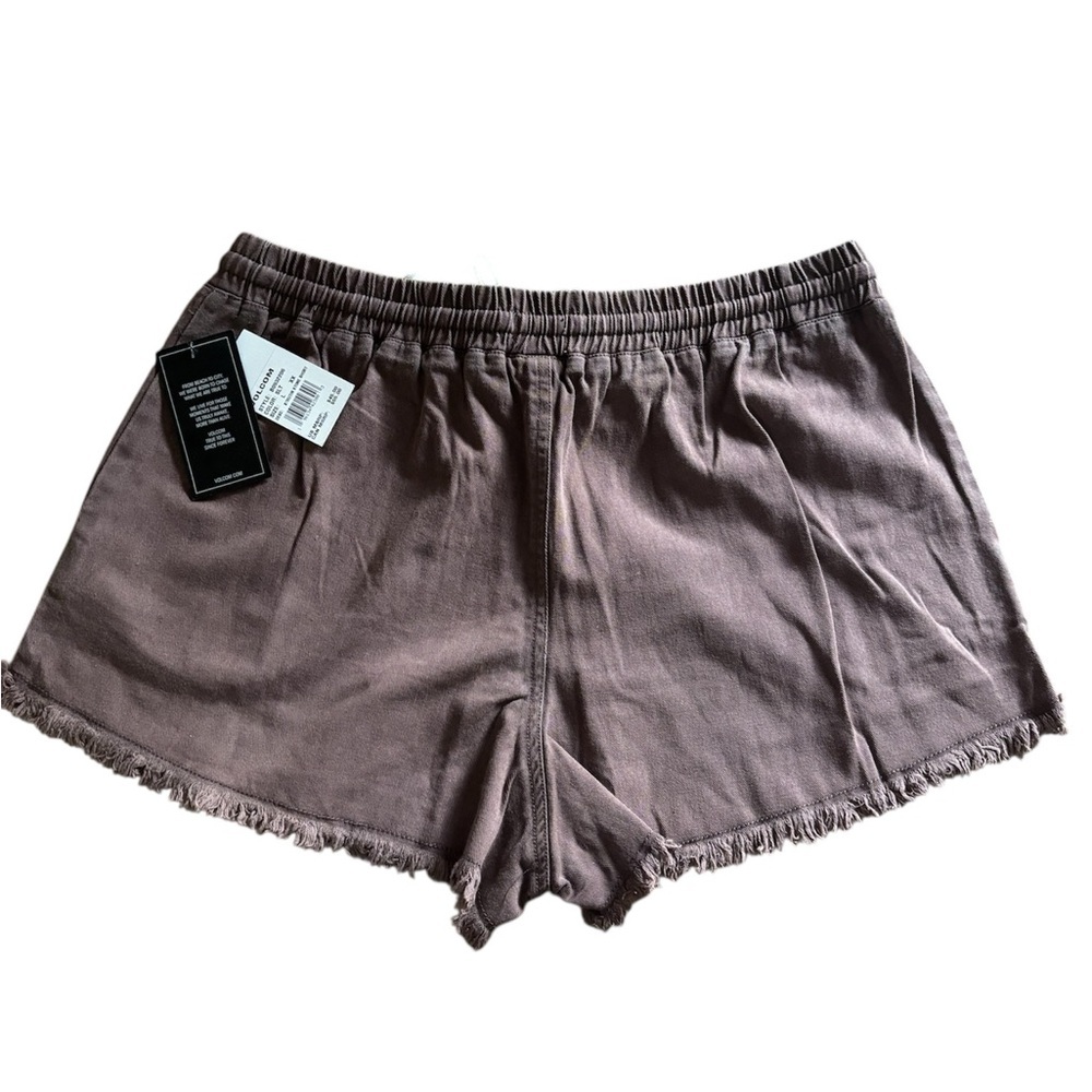 Volcom Strutin Stone Short Frayed Hem Drawstring Waist NWT - Picture 3 of 3